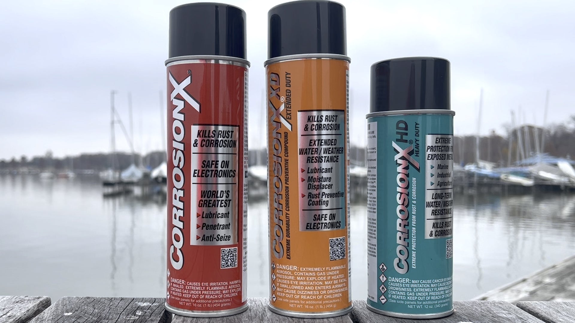 What is the difference between CorrosionX (red) and CorrosionX Heavy Duty (green)?