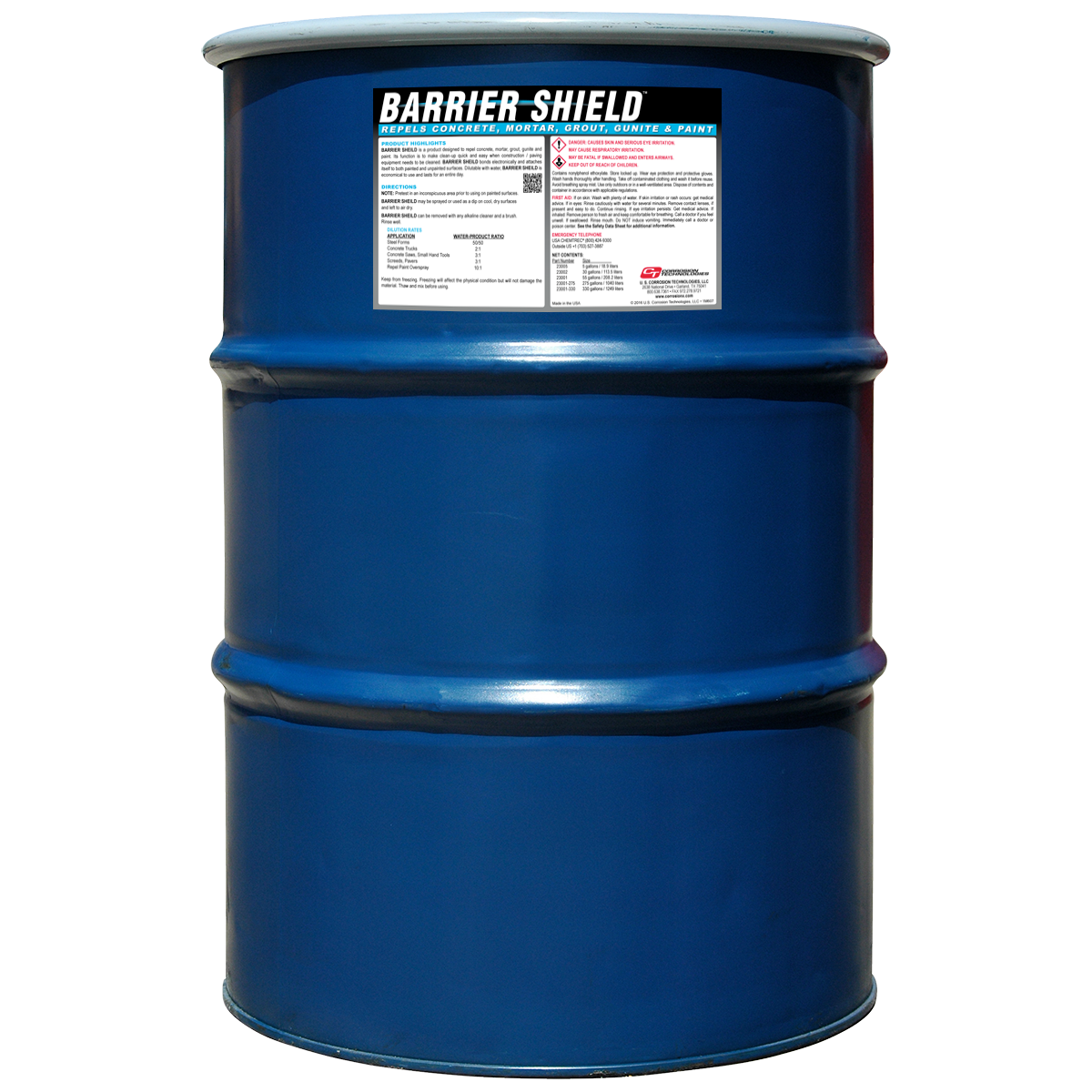 Barrier Shield concrete repellent coating