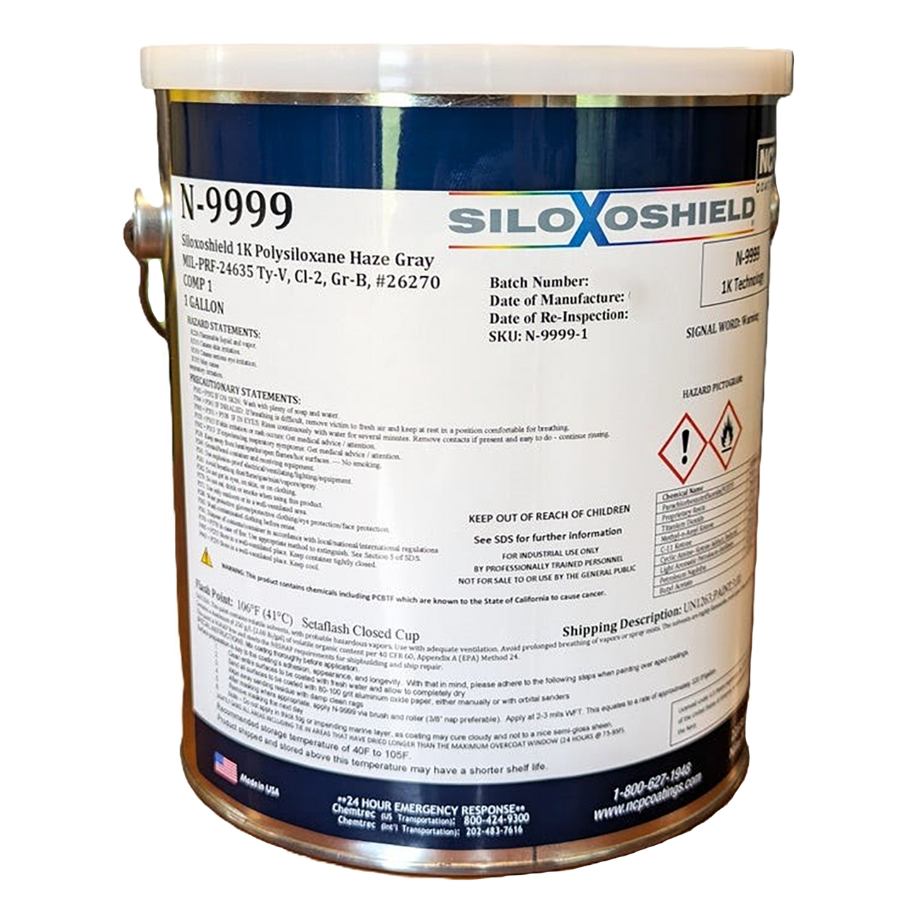 SiloxoShield single component polysiloxane paint (Grade B)