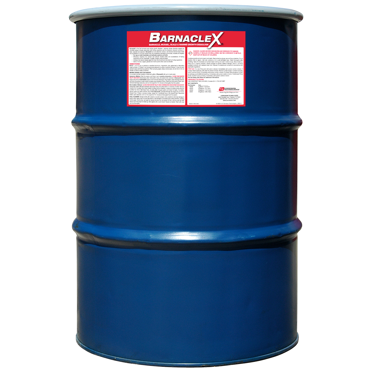BarnacleX scale and marine growth dissolver