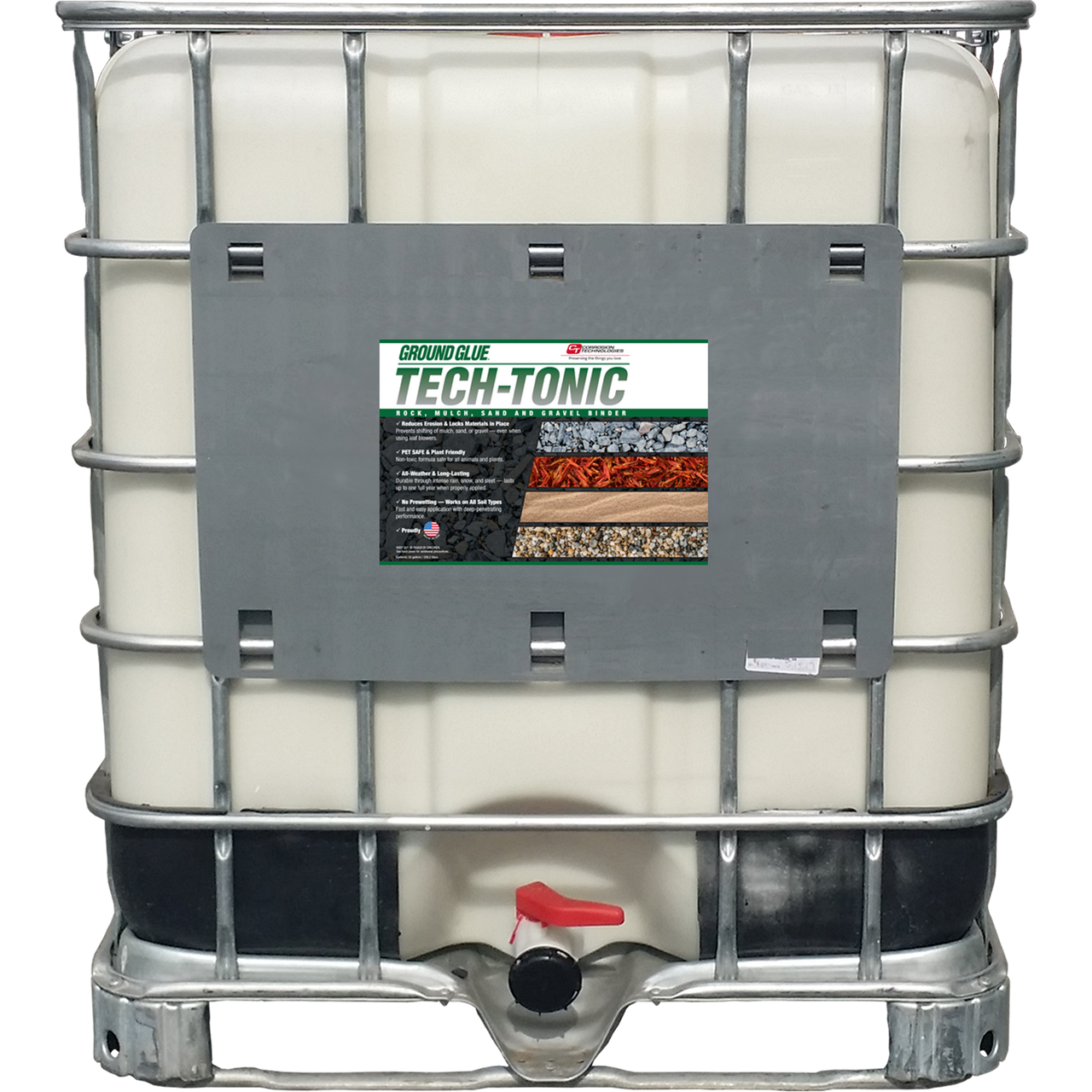 Ground Glue Tech-Tonic Rock, Mulch, Sand and Gravel Binder