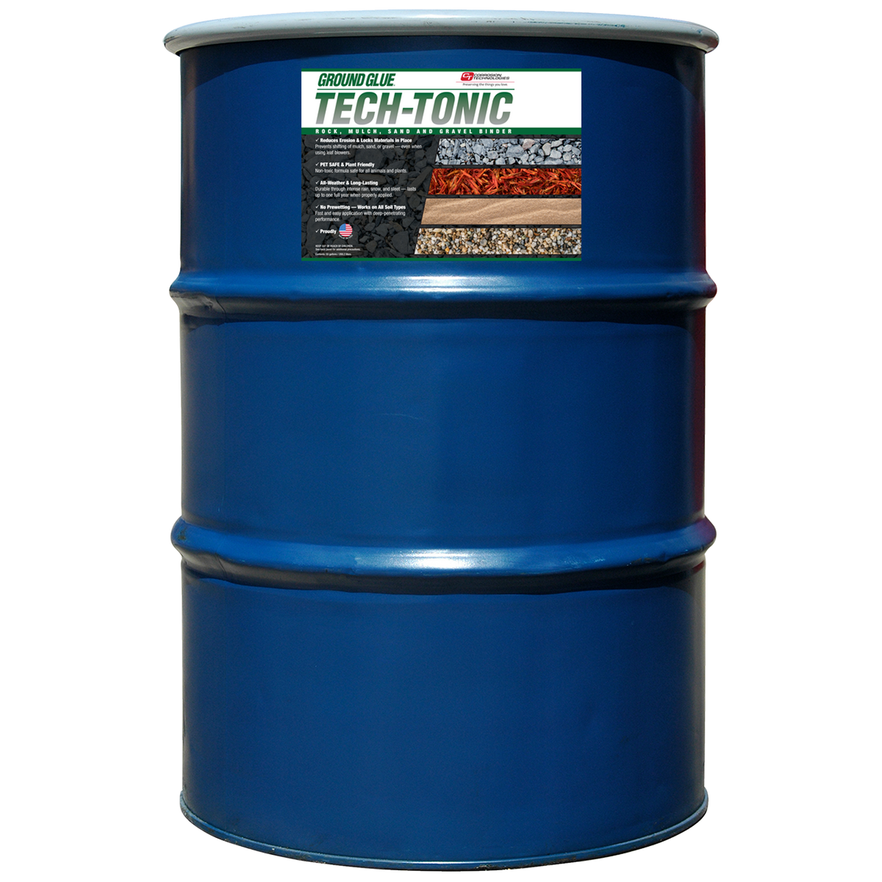 Ground Glue Tech-Tonic Rock, Mulch, Sand and Gravel Binder