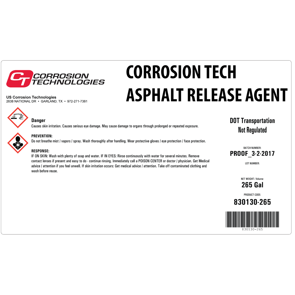 Asphalt Release