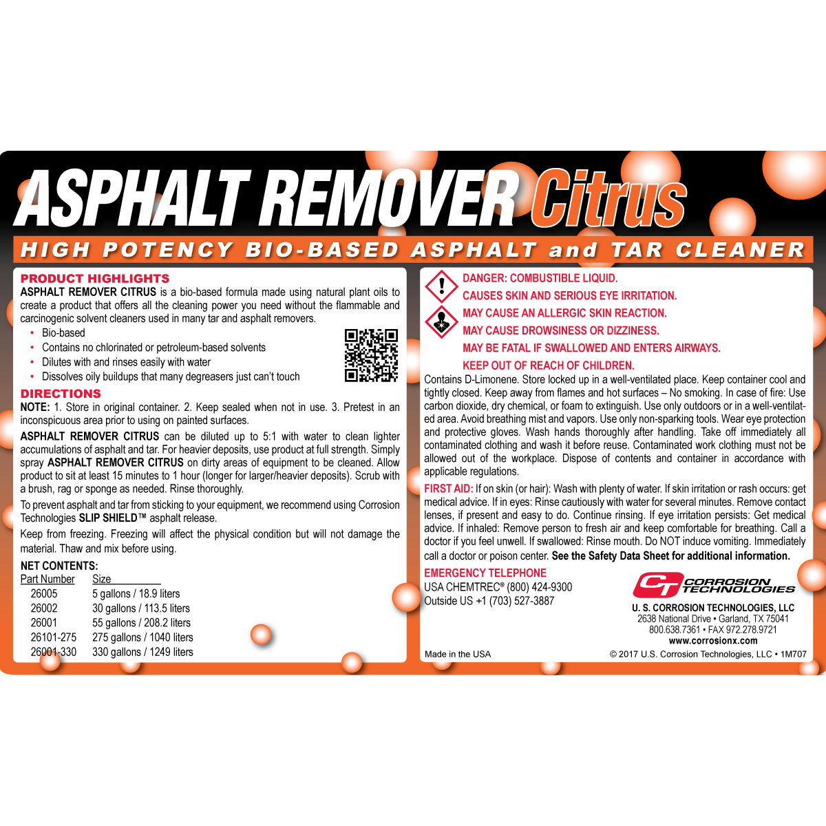 Asphalt Remover Citrus