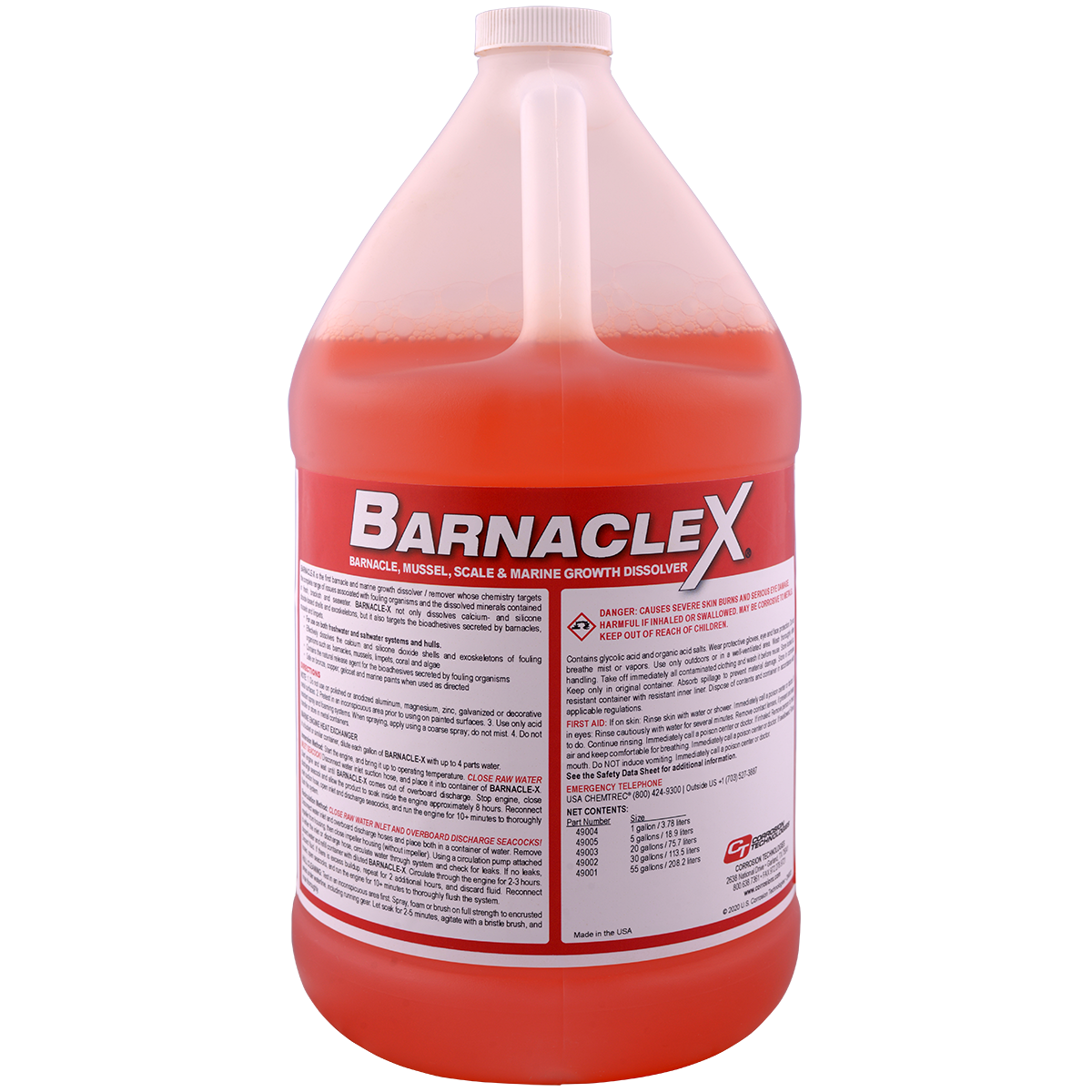 BarnacleX scale and marine growth dissolver