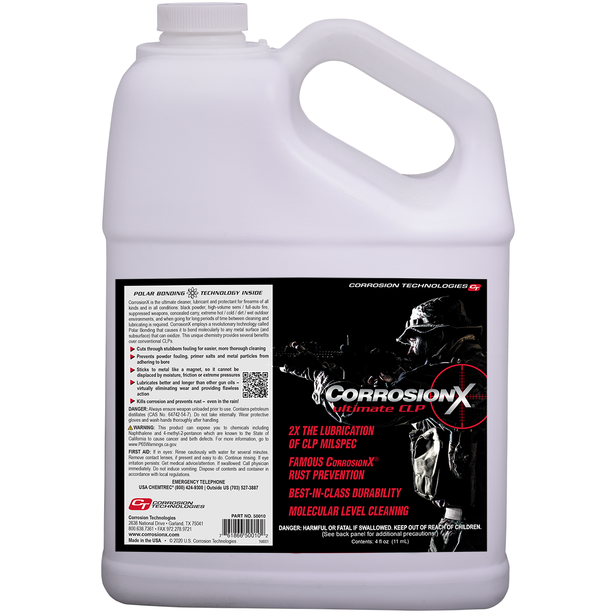 CorrosionX Ultimate CLP Cleaner Lubricant and Protectant for Firearms, 1 Gallon