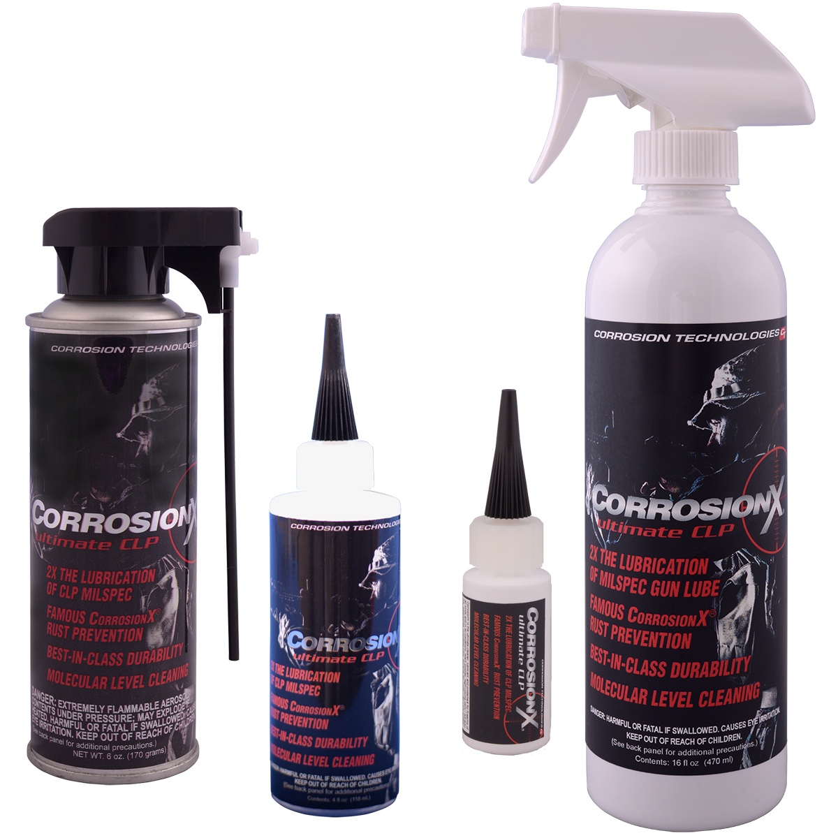 CorrosionX Ultimate CLP cleaner lubricant and protectant for firearms