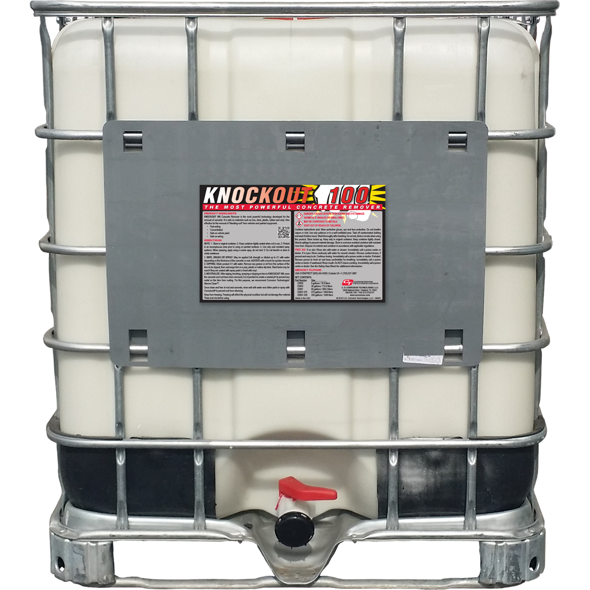 Knockout 100 heavy-duty concrete remover