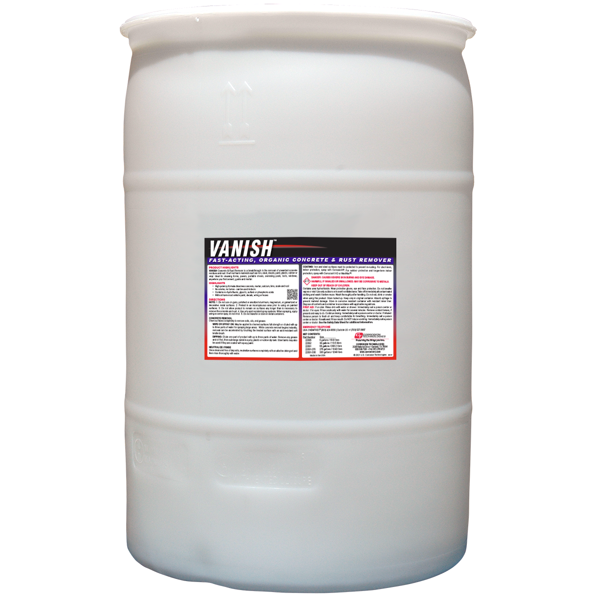 Vanish concrete remover