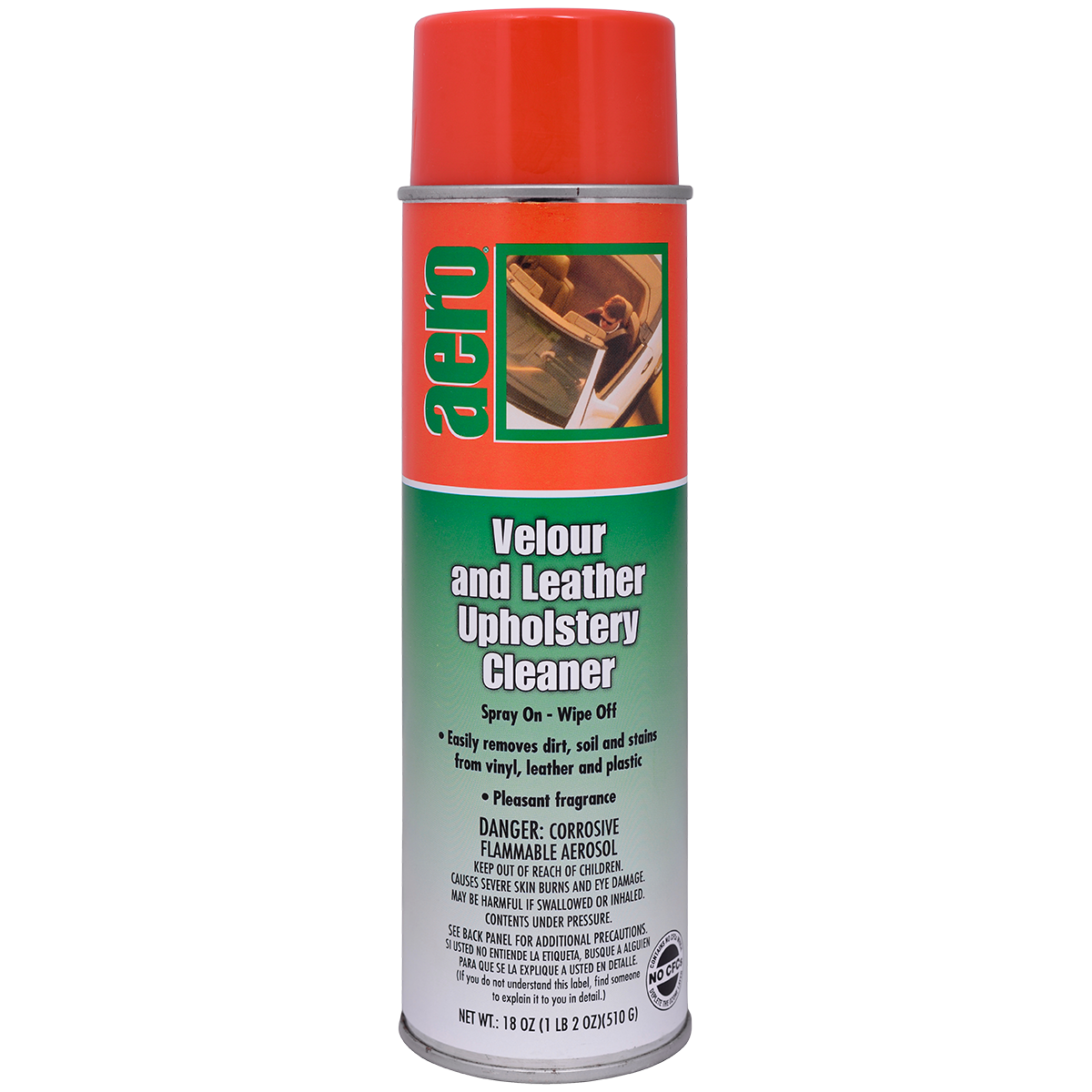 Velour & Leather - Upolstery Cleaner, 18oz Aerosol | 55302