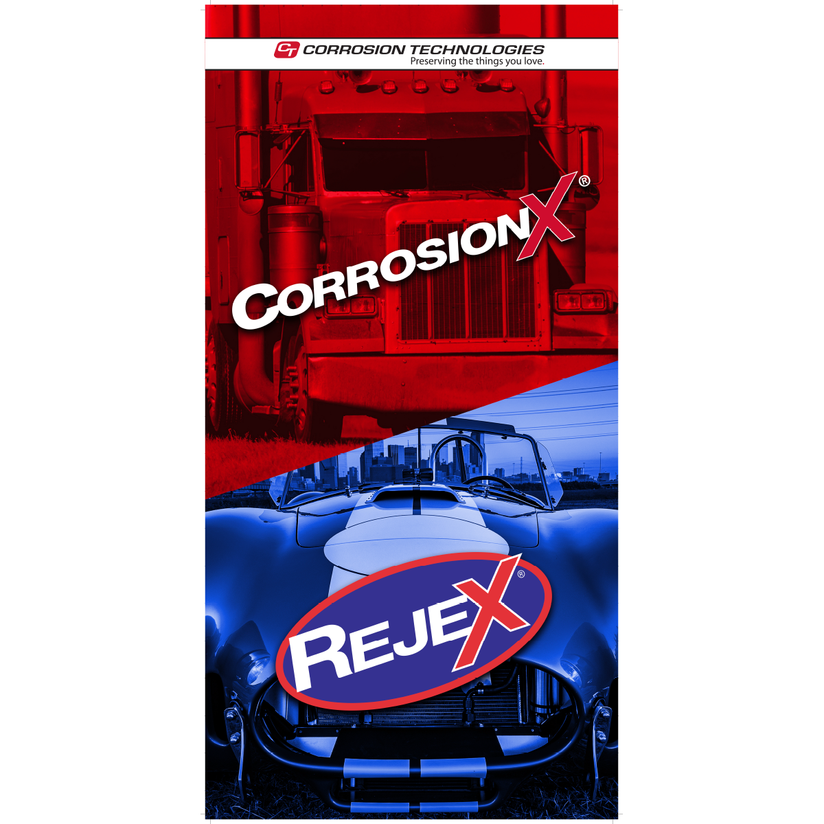 CorrosionX / RejeX window static cling